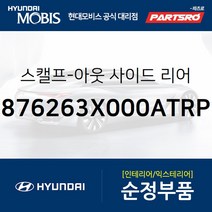 아반떼MD/i30 2세대 순정 사이드미러 커버(백미러 스캘프) 우측(트로픽레드) (876263X000ATRP) 올뉴 i30