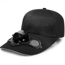 [바보사랑] 핸즈프리 캡 모자 태양열 선풍기 3color