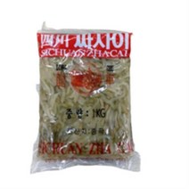 용차 짜사이 1kg 무절임 짜싸이 중식밑반찬, 5개
