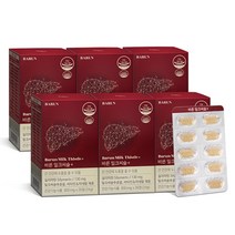 바른 밀크씨슬 6박스 (800mg x 30정), 6개, 단품