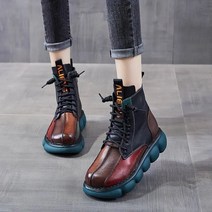 LL 여성용 가을 가죽 5cm 워커 부츠