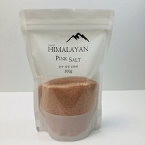 소금 히말라야 핑크솔트 굵은소금 암염 간수뺀 김치 미네랄 300g 500g, 구성02 가는소금, 1개