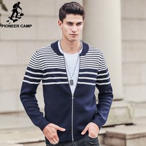 Pioneer Camp Autumn Winter Cardigan Sweater Men 2017 brand clothing hi