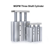 엔진 크레인 3 축 실린더 공압 가이드 에어 복동 MGPM 보어 12/16/20/.../100mm 스트로크 10/20/25/.../300mm, 03 MGPM12-25Z