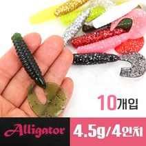 와이드 글럽웜 4인치웜 75mm(10개입) 우럭 광어 쏘가리웜, PA25핑크은펄