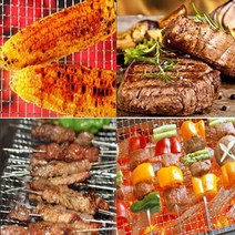 다양한 직화 구이 bbq 태망 석쇠 철망 그릴 불판 바베큐용품 캠핑용품 바베큐 화롯대 감성 펜션 회롯대 야외 미니 화로 빈 가정용 개인 화로세트 옛날 경량 콤팩트 작은 사이즈
