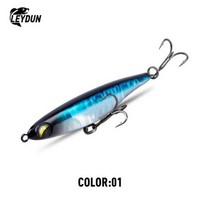 leydun ballon dor 미니 마이크로 낚시 미끼 55mm 4g 천천히 가라앉는 연필 바위 낚시 amp 다트 하드 미끼 일본 wobblers 태클, zq21-1