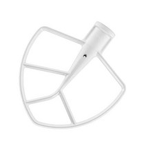 KitchenAid 키친에이드 코팅 플랫 비터 - 핏 볼 리프트 모델 KV25G KP26M1X, 화이트