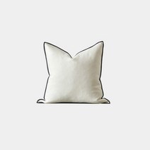 한샘 엣지 쿠션 커버 아이보리, 단품