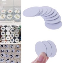 Ntag215 NFC 태그 휴대폰 RFID 25mm 코인 홀더 캡슐 박스 스토리지 클리어 라운드 디스플레이 케이스 10 개입, 02=10PcsCoinCapsules, 10개