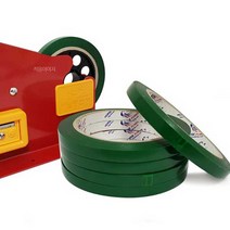 테밋 비닐봉합기테이프 식품포장 마트 야채결속테이프 10mmx50M, 비닐봉합기 테이프(120개입)