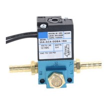 소형 유압실린더 1톤 2통 3톤 3포트 전자식 부스트 제어 솔레노이드 밸브 1224 351 6 튜브 피팅 포함 황동, 02 BT4mm Tube_01 DC12v