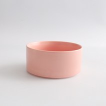고양이 식기 식탁 높이 대리석 강아지 밥그릇(대형), 핑크볼(대형)