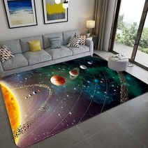 3D 카펫 카페트 우주 룸 홈 패션 바닥 매트 침실 룸 거실