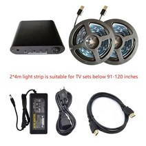 중소기업 60인치 TV tv 티비Tuya 스마트 HDMI 신호 동기화 TV 화면 분위기 매, 04 for 91-120 inches