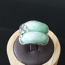 아름쥬얼리 옥반지 비취반지 한복 수공예 수제 천연비취 경옥