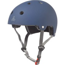 리암마켓 Triple Eight 남녀 공용 멀티 스포츠 자전거 헬멧 초경량 충격 흡수 안전성 우수 White Matte S / M 55-58cm, Blue Matte