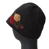 샵앤 트리플 겨울 방한 비니 보넷모자 TRW-WH-0283-블랙