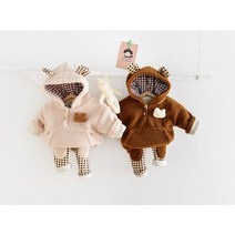 바로배송 키즈털상하복 누가곰체크셋트 데일릴 나들이 등원룩 남매커플템 겨울아이템 후드후리스