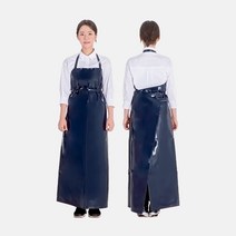 코스모스웨이 목걸이형 고리 방수 앞치마, 특대, 곤색
