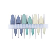 레진아트재료 키트 세트 몰드 신제품 내구성 치과 다이아몬드 버 폴리시 1 세트 레진 베이스 히든 덴처 HP-0412 치아 미백 연마 도구122287