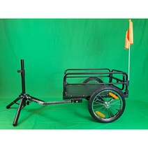 아웃도어 소형 트레일러 웨건 추레라 캠핑 적재함 트롤리 전기자전거, 기본선택