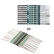 10pcs 3.7V 3A Li- 이온 리튬 배터리 18650 충전기 충전기 땜납 벨트가있는 충전 보호 보드
