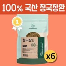 100% 국내산 청국장환, 6개