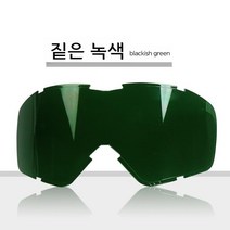 용접 안경 보호구 마스크 보안경 차광 안전고글, 예비 렌즈 2개