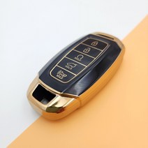 화사한선데이 자동차 차량용 TPU키케이스 현대 기아 쉐보레 제네시스 키커버 커스텀 키링, A타입, 화이트