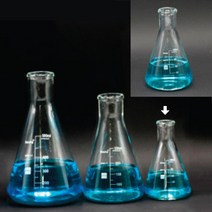 유리 삼각플라스크 100ml 1개 과학실험 실험재료 비커 초자류 비이커