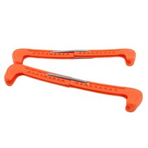 스케이트 화 빙상 피겨 스피드 아이스 쇼트 트랙 1쌍 스케이트 블레이드 커버 아이스 가드 하키 조절 보호, 05 orange