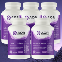 캐나다 aor 루테인 20mg 루틴 뉴테인 메리골드 영양제 60 비건 소프트젤 5개