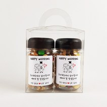 견과류답례품 - 2구 선물세트 장례 조문 퇴사 시보해제 결혼 회사 행사 감사인사 답례품, 01. 2구선물세트-A (기본형1개+고급형1개)