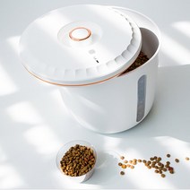 프리미엄 진공 사료통 UV 살균 8L 대용량 강아지 고양이 개 사료 보관 냄새차단 산소차단