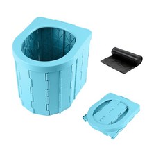 Portable Toilet for Camping Portable Folding Toilet with Lid Waterproof Porta Potty Car RV Tent Toil, 03 for adults 03