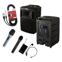 KANALS 이동식스피커 핸드1 헤드셋1 BK-1050N 유선MIC