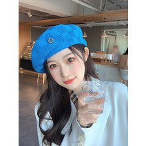 DFMEI 니트 베레모 여 코디 봄여름 베레모