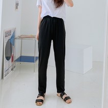 쇼달 밀키한 촉감의 냉감 9부 냉장고바지