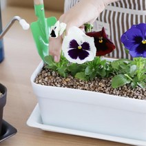 B테라스텃밭 플랜테리어 직사각화분 소형 텃밭화분 화단만들기, 다크브라운