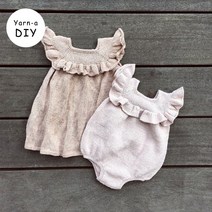 야나 [DIY패키지][니팅 포 올리브] 코튼 메리노 러플 롬퍼 & 드레스(+인쇄도안) 니팅포올리브 아기옷뜨기 유아옷만들기 대바늘뜨개 diy키트 대바늘 뜨개질, 코튼 메리노 6볼, 스트로베리 아이스크림
