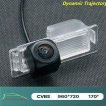 후방 카메라 트럭 화물 버스 AHD 720P/1080P 어안 자동차 백미러 쉐보레 크루즈 Aveo 2012-2015 Sonic Trax, 04 CVBS Trajectory