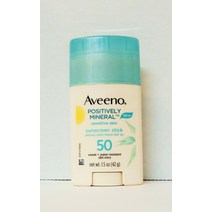 선크림 민감한 피부를 위한 아베노 긍정적인 미네랄 선크림 스틱 SPF 50 1.5온스