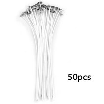 캔들심지 양초 나무 세트 100-20cm 양초 심지 무연 왁스 순수 코튼 코어 DIY 만들기 사전 파티 용품 50, 07 50pcs-20cm