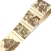 (주)아트인 빈티지 타운 라벨리본(40mm-90cm), 단일옵션
