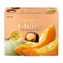 롯데 프리미엄 가나 완숙 유바리멜론 후르츠쇼콜라 초콜릿 초콜렛 65g 6개
