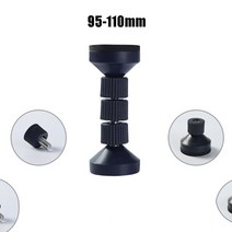 패밀리 가족 부부 더블 침대 호텔형 퀸 사이즈 싱글 더블 세미 보유 조정 프레임 흔들림 방지 도구 업그레이드 가구 패드와 나사가 있는 헤드보드 마개 더 이상 삐걱거리는, 파란색 95-110mm