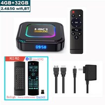 HK1 RBOX K8 비디오 디코딩 미디어 플레이어 셋톱 수신기 안드로이드 13 TV 박스 RK3528 64GB 5G 와이, 07 4GB  32GB MX3PRO_03 영국 플러그