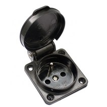 매립콘센트 산업용 노출 리미티드 압착단자 프렌치 소켓-콘센트 전원 소켓 방수 schuko 콘센트 ups용 스, 한개옵션0