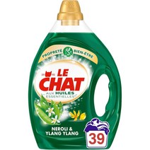 Le Chat 르샤 에센셜 오일 액체 세탁 세제 네롤리 앤 일랑일랑 1.95L 1팩
